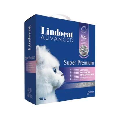 Lindocat Advanced Super Premium Extra Güçlü Topaklanan Pudra Kokulu Kedi Kumu 10 Lt - 1