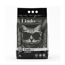 Lindocat Carbon Ekstra Güçlü Topaklanan Kedi Kumu 10 Lt - Lindocat