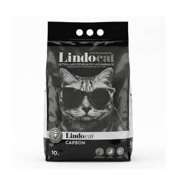 Lindocat Carbon Ekstra Güçlü Topaklanan Kedi Kumu 10 Lt - Lindocat