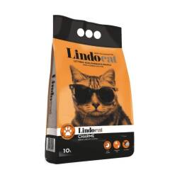 Lindocat Charme Amber Kokulu Topaklanan Kalın Taneli Bentonit Kedi Kumu 10 Lt - Lindocat