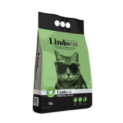 Lindocat Original İnce Taneli Kokusuz Topaklanan Kedi Kumu 10 Lt - Lindocat