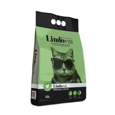 Lindocat Original İnce Taneli Kokusuz Topaklanan Kedi Kumu 10 Lt