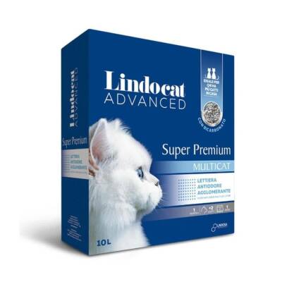 Lindocat Super Premium Bikarbonatlı Koku Önleyici ve Extra Güçlü Topaklanan Kedi Kumu 10 Lt - 1