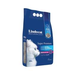 Lindocat Super Premium Bikarbonatlı Koku Önleyici ve Extra Güçlü Topaklanan Kedi Kumu 10 lt - Lindocat