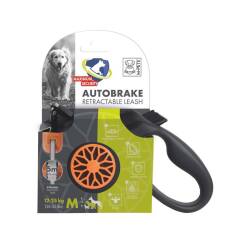 M-Pets Autobreake Turuncu Otomatik Şerit Köpek Gezdirme Tasması 5 Mt M - M-Pets