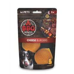 M-Pets BBQ Kings Cheese Burgers Tavuklu Köpek Ödül Maması 130 gr - M-Pets