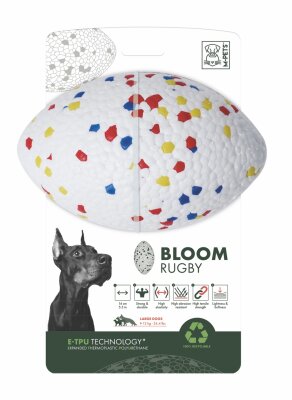 M-Pets Bloom Parçalanmaz Rugby Köpek Oyun Topu