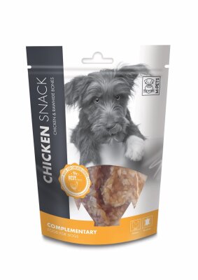 M-Pets Chicken Snack Tavuk ve Sığır Derili Köpek Kemik Ödül Maması 80 Gr