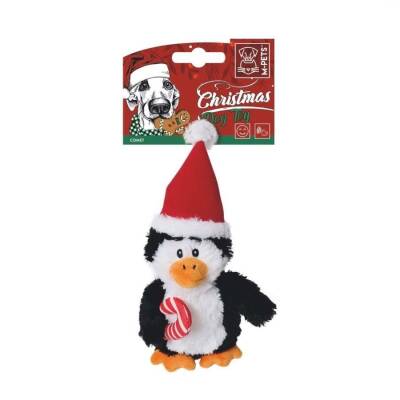 M-Pets Christmas Comet Peluş Penguen Köpek Oyuncağı 20 cm - 1