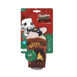 M-Pets Christmas Ödül Hazneli Çorap Peluş Köpek Oyuncağı - M-Pets