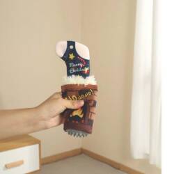 M-Pets Christmas Ödül Hazneli Çorap Peluş Köpek Oyuncağı - 2