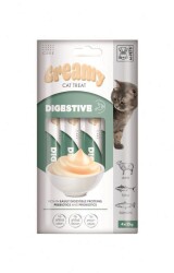 M-Pets Creamy Digestive Kuzulu Somonlu ve Tuna Balıklı Kedi Ödülü 4x15 Gr - M-Pets