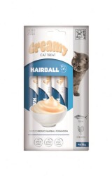 M-Pets Creamy Hairball Tavuklu ve Tuna Balıklı Kedi Ödülü 4x15 Gr - M-Pets