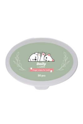 M-Pets Daily Kedi Ve Köpek Diş Temizliği Için Parmak Pedi 50'li - 4