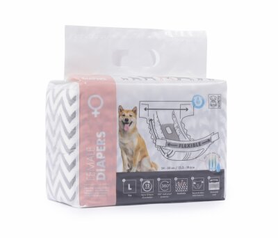 M-Pets Diapers Dişi Köpek Külotu L 10 Adet