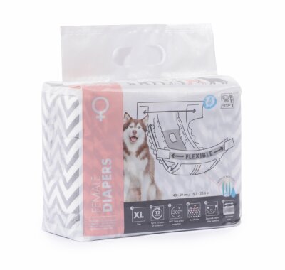M-Pets Diapers Dişi Köpek Külotu Xl 10 Adet