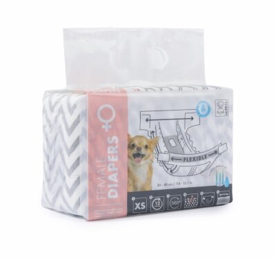 M-Pets Diapers Dişi Köpek Külotu Xs 10 Adet