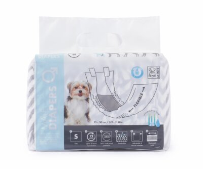 M-Pets Diapers Erkek Köpek Külotu S 12 Adet
