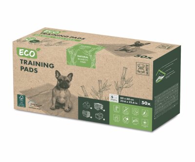 M-Pets Eco Bamboo Köpek Çiş Eğitim Pedi 60x60 Cm 50 Adet