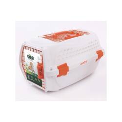 M-Pets Eco Gıro Carrıer Turuncu Beyaz Kedi Köpek Taşıma Çantası S - M-Pets