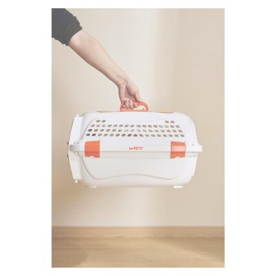 M-Pets Eco Gıro Carrıer Turuncu Beyaz Kedi Köpek Taşıma Çantası S - 2