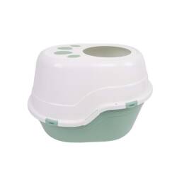 M-Pets Eco Tanta Üstten Girişli Kedi Tuvaleti 63x49x42 Cm Yeşil - 2
