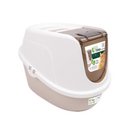 M-Pets Eco Tıma Kedi Tuvaleti Bej L - M-Pets
