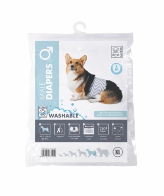 M-Pets Erkek Köpekler İçin Yıkanabilir Külot Xl