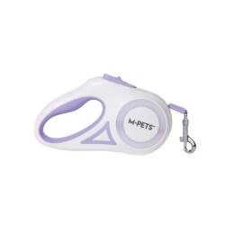M-Pets Flash Ledli Mor Otomatik Şerit Köpek Gezdirme Tasması 3 Mt - 2
