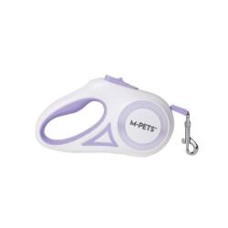 M-Pets Flash Ledli Mor Otomatik Şerit Köpek Gezdirme Tasması 5 Mt - 2