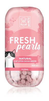 M-Pets Fresh Pearls Çiçek Kokulu Kedi Kumu Deodorantı 450 Ml