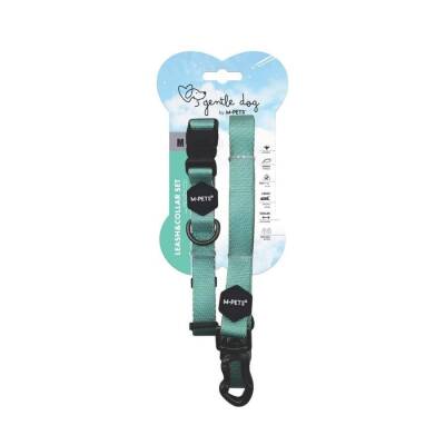 M-Pets Gentle Köpek Boyun Tasması ve Gezdirme Kayışı Seti Yeşil M - 1