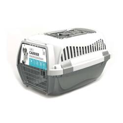 M-Pets Gıro Carrıer Bej Beyaz Kedi Köpek Taşıma Çantası M - M-Pets