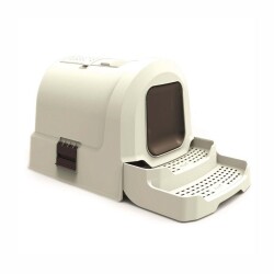 M-Pets Giza Çekmeceli Kapalı Kedi Tuvaleti 69x42x45 Cm - M-Pets