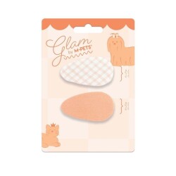 M-Pets Glam Desenli Kedi ve Köpekler İçin Aksesuar Toka Turuncu - M-Pets