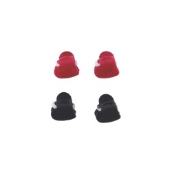 M-Pets Glam Kalpli Kedi ve Köpekler İçin Aksesuar Toka Kırmızı Siyah - 2