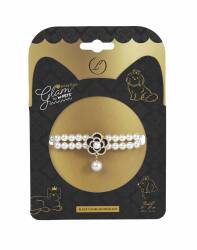 M-Pets Glam Prestige Black Camellia Kedi ve Köpek Kolyesi L - 1