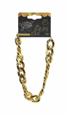 M-Pets Glam Prestige Gold Chain  Kedi ve Köpek Kolyesi M