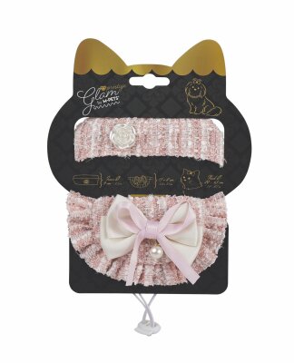 M-Pets Glam Prestige Pembe Kedi ve Köpek Aksesuar Seti