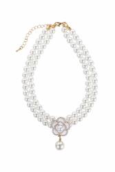 M-Pets Glam Prestige White Camellia Kedi ve Köpek Kolyesi L - 3
