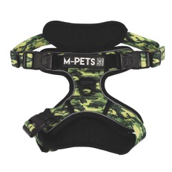 M-Pets Hıkıng Reflektörlü Kamuflaj Desenli Soft Köpek Göğüs Tasması M - 2