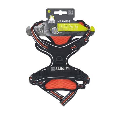 M-Pets Hıkıng Reflektörlü Soft Köpek Göğüs Tasması Turuncu Xl - 1