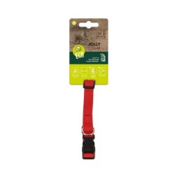 M-Pets Jolly Köpek Boyun Tasması Kırmızı M - M-Pets