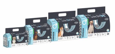 M-Pets Karbonlu Diapers Erkek Köpek Külotu Xxl 18 Adet - 3