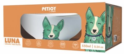 M-Pets Luna Seramik Köpek Mama Kabı 550 Ml