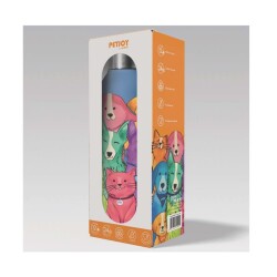 M-Pets Petjoy Purrefect Petfamily Mavi Termos 500 Ml - M-Pets