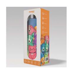 M-Pets Petjoy Purrefect Petfamily Mavi Termos 500 Ml - M-Pets