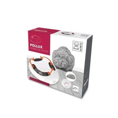 M-Pets Pollux Beyaz İnteraktif Kedi Oyuncağı 24,5x7,2 Cm