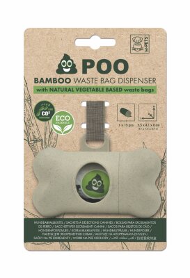 M-Pets Poo Bambu Dışkı Toplama Seti 15 Yaprak