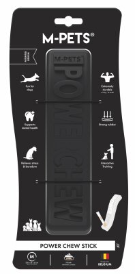 M-Pets Power Chew Stick Siyah Kauçuk Köpek Oyuncağı